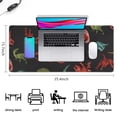 thumbnail image 5 of Long Mouse Pads for Desk,Vivid Dinosaurs Pattern Desk Mats on Top Of Desks, Desk Mouse Pad Extra Large with 3mm Non-Slip Base and Stitched Edge for Gaming,Office,Work,Home 35.4"x15.7", 5 of 6