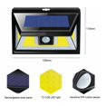 thumbnail image 2 of Lámpara solar LED COB para exteriores, gran angular, iluminación interior y exterior para jardín, 2 of 4