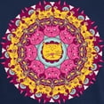thumbnail image 3 of CafePress - Mandala Cats T Shirt - Men's Classic Graphic Cotton T-Shirt, 3 of 4