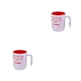 thumbnail image 3 of Cateissary Taza Encantadora Doble Capa Pato Animal Multipropósito Tazas de cepillado portátiles Personalidad Reutilizable Dibujos animados Moda Blanco 2Conjunto, 3 of 6
