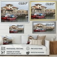 thumbnail image 4 of Designart "Comillas Cantabria Spanish Fishing Vessels" Boat Fishing Floater Framed Wall Decor, 4 of 5
