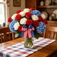 thumbnail image 6 of Patriotic Mini Bows,4th of July Red White Blue Decorative Bows,Perfect for Independence Day Wreaths,Gift Boxes,Hair Clips,Holiday Party,Home Decor, 6 of 6