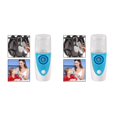 thumbnail image 1 of Wosthever Nebulizador de mano compacto nebulizador inhalador fuerte niebla coche recargable Azul 2piezas, 1 of 1
