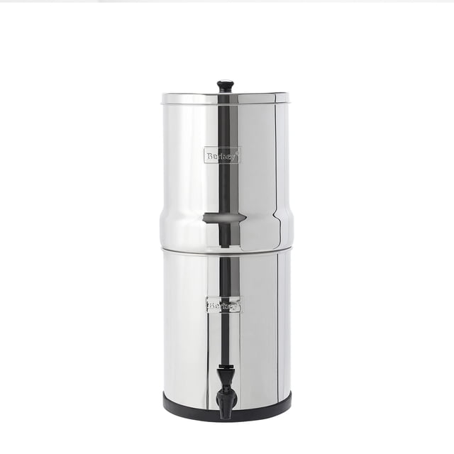 Filtro de agua Berkey Travel Gravity-Fed con 2 Black Berkey