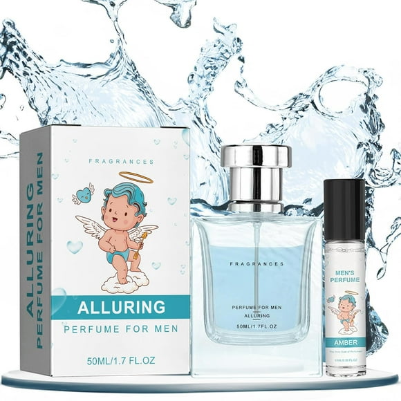 Cupid Cologne for Men, Cupid Hypnosis 2.0 Cologne for Men (Pheromone-Infused), Cupid Pheromone Cologne For Men, 50ml+10ml Travel Set.