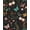 Black/Red/Green, variant on Dark Floral Peel and Stick Wallpaper, Wonderland Forest with Lighting Butterfly Self Adhesive Wallpaper for Bedroom Cubicle Drawer, Vinyl Waterproof Fantasy Contact Paper Black 17.5In x 118In