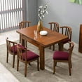 thumbnail image 2 of LAICAIW Seat Covers for Dining Room Chair Seat Slipcovers Kitchen Chair Covers (Wine Red, 4 Pcs), 2 of 7