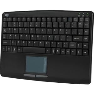 Slimtouch Usb Keyboard - Adesso SlimTouch 410 USB Mini Touchpad Keyboard, Black