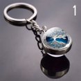 thumbnail image 1 of CNKOO Luminous Keychain Portable Tree Keyring Glass Balls Key Chain Pendant Gifts for Friends and Family, 1 of 7