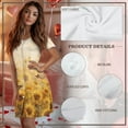 thumbnail image 5 of FKELYI Retro Sunflower Butterfly Print Women's Nightgown Short Sleeve Pajama Dress Skin-Friendly Sleepwear Dress Button Down Sleep Shirts Breathable Boyfriend Nightdress, M, 5 of 6