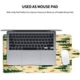 thumbnail image 3 of Pobuds Leather Laptop Sleeve, Padded Case, Thin Portable, Versatile Bag - Compatible with 13 inch laptops or MacBook Air Pro 13 inch 2016 or later - Horizontal, tree silhouettes and mountain (1), 3 of 5