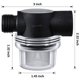 thumbnail image 4 of 5X Filtro de Filtro de Bomba de Agua, Filtro de Tubo Giratorio de Repuesto de RV de 1/2 Pulgada Compatible con o, 4 of 5