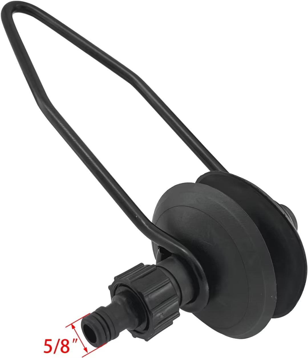 ISURE MARINE Universal Round Muff Motor Flusher for Boats Flush Away