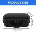 thumbnail image 3 of Shockproof Carrying Case Portable Storage Handbag Compatible For Charge 6 Bluetooth-compatible Speaker Black, 3 of 4