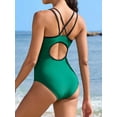 thumbnail image 6 of Asoul Professional One Piece Swimsuit for Womens Double Straps Slimming Bathing Suits Crossed Back Swimwear, 6 of 6