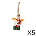 thumbnail image 1 of Adornos Colgantes Navideños Soledad para Árbol de Navidad 2023 Paquete de 5, 1 of 10