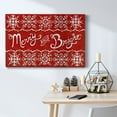 thumbnail image 6 of Fair Isle Snowflake I- Gallery Wrapped Canvas, 6 of 9