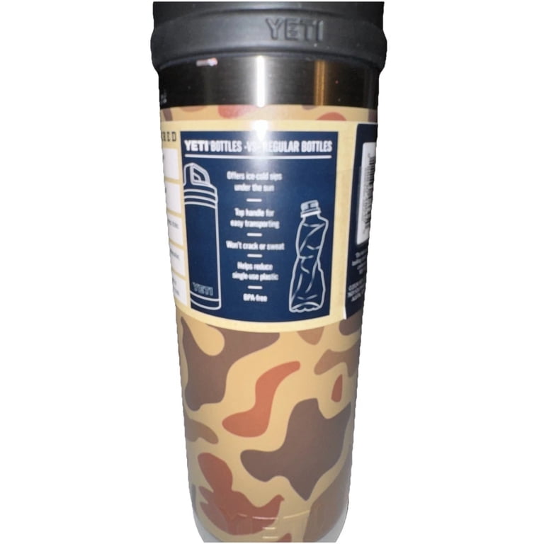 YETI Rambler Wetlands Camo 18 oz Bottle w/ Chug Cap New - Walmart.com