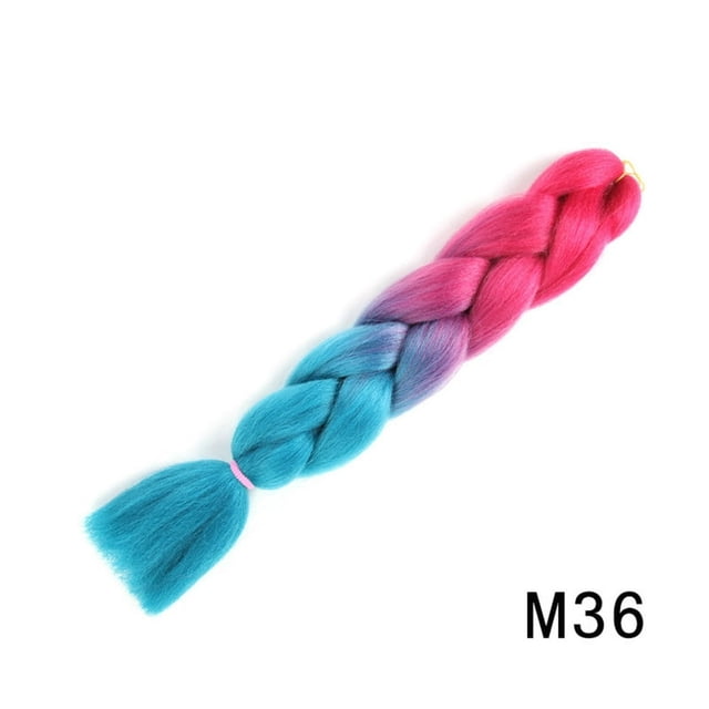 Chok 24 Inch High Temperature Synthetic Fibre Pre-Stretched Braiding Hair Extensions 1 Pack No Itch No Shedding Long-Lasting Natural Look Perfect for DIY Hairstyles Box Braids Cospla