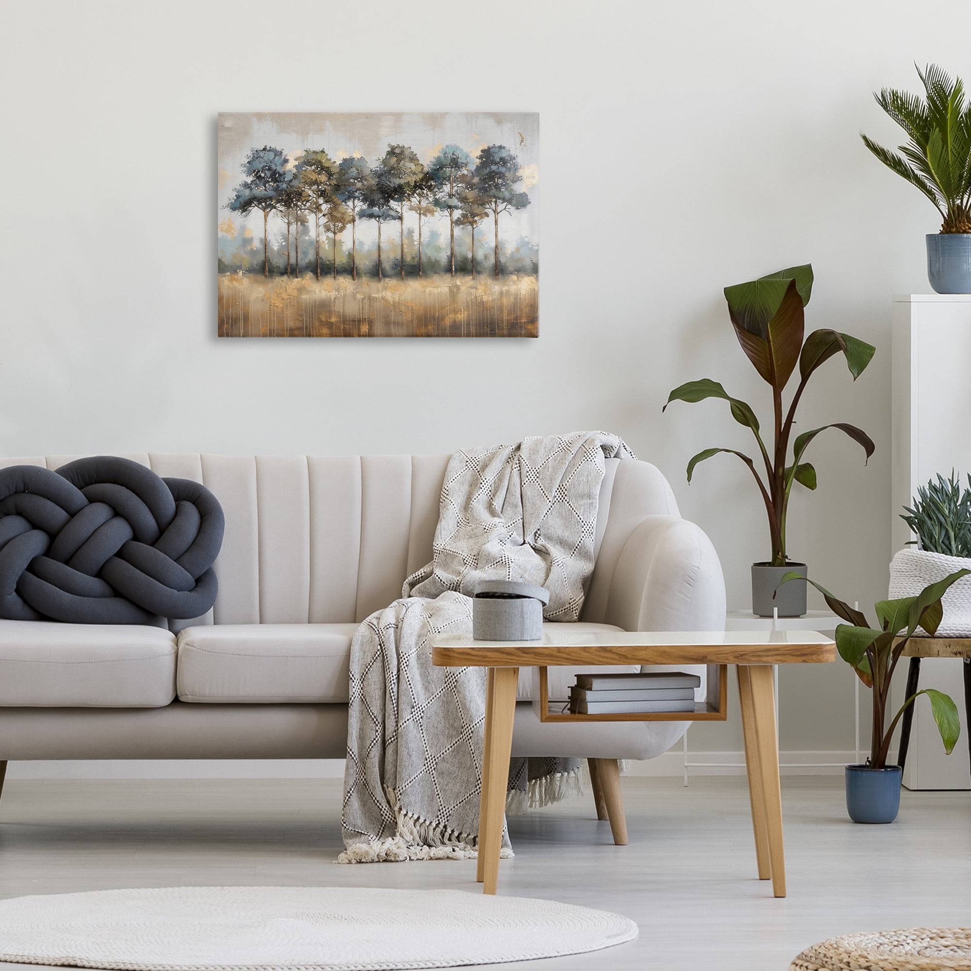 Stupell Industries Green & Blue Forest Grove Canvas Wall Art, design by Creative Studio
