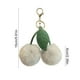 thumbnail image 2 of Llavero colgante de imitación de piel de cerezas | Accesorio de pelo de conejo falso para bolsas de espejos retrovisores de automóviles | Colgante decorativo de felpa suave | Gancho metálico, 2 of 5