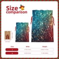 thumbnail image 3 of Xecao Colorful Rainbow Glitter Print Burlap Gift Bags with Drawstring and Gift Tags, Gift Bags, Burlap Bags, Jute Bags for Party, Christmas, DIY Craft Bags-Small, 3 of 9