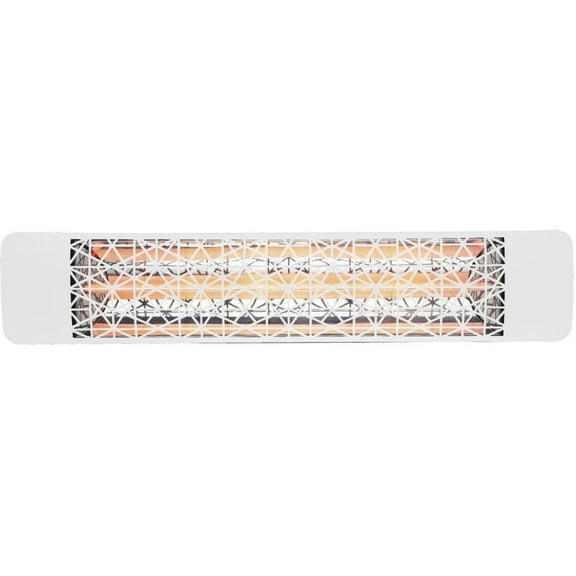 Eurofase Heating - 2000 Watt Single Element 39 Inch Electric Patio Heater-240 Voltage-White Finish-Astra Decorative Fascia