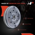 thumbnail image 5 of A-Premium Dual Mass Flywheel Compatible with Wolkswagen Jetta 2009-2010, Beetle 2013-2015, Golf & Audi A3 2010-2013, 2.0L,Turbocharged Diesel, Replace# 415074009, 03G105266AR, 03G105266BD, 03G105266BK, 5 of 9