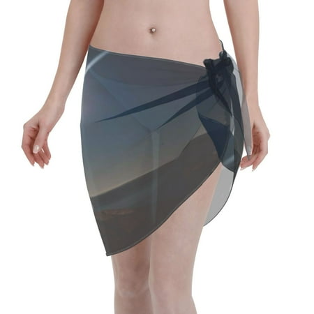 Ocsxa Peggy S Cove Lighthouse Print Sarong Coverups For Women Bathing Suit Wrap Swimsuit Skirt Beach Bikini Cover Up Swimwear