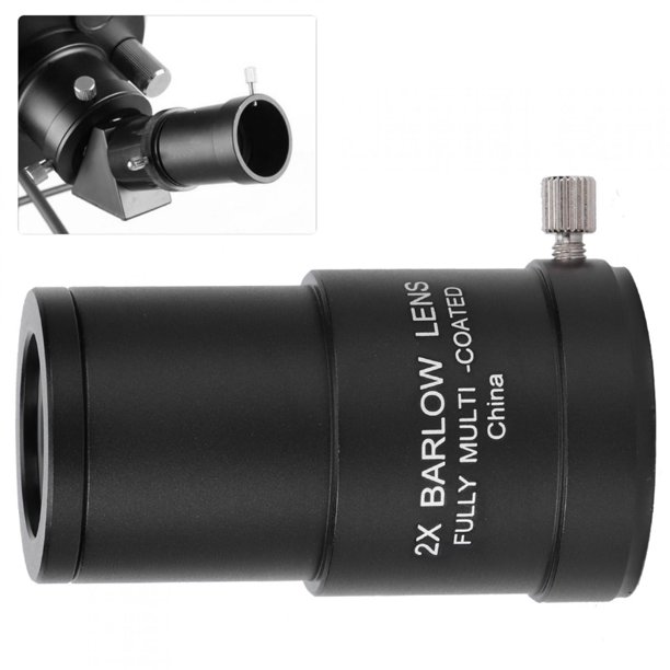 Ocular de visión nocturna, Accesorio de telescopio astronómico resistente y duradero de visualización cómoda, Lente de aumento, para telescopio astron,Lente de aumento Lente de aumento 2X Lente de aum Higoodz Accesorios de Fotografía