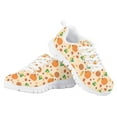thumbnail image 4 of Pzuqiu Pumpkin Girls Tennis Shoes Size 1 for Big Girls Thanksgiving Kids Running Shoes Breathable Mesh Sneakers Lace Up Athletic Shoes, 4 of 5