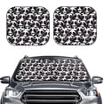 thumbnail image 2 of Balery Panda Parasol para parabrisas de coche de 2 piezas | Parasol plegable para parabrisas delantero de coche para la mayoría de sedanes-Medium, 2 of 6