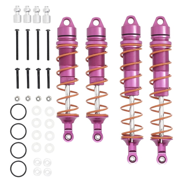 Milaget Aluminium Amortisseurs Arrière Ressort Ensemble Partie Rose