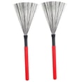 thumbnail image 4 of HOMEMAXS 1 Pair Drum Wire Percussion Instrument Drum Wooden Handle Drum Brush, 4 of 8