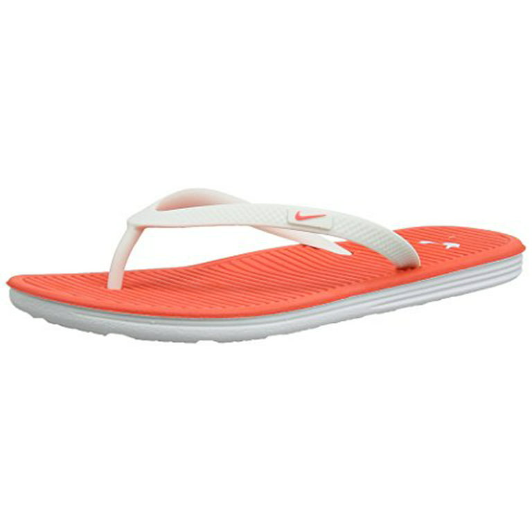 plastic geur mild Nike Womens Solarsoft Thong II Sandal White/White/Bright Crimson 10 -  Walmart.com