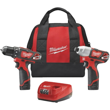 Milwaukee M12 Lithium-Ion Drill & Impact Cordless Tool Combo Kit
