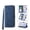 Blue, variant on Wallet Case for Honor 400 Flip Phone Case with Card Slots, Cash Pocket, Kickstand, Magnetic Closure & Wrist Strap, TPU Soft Shell Cover Black