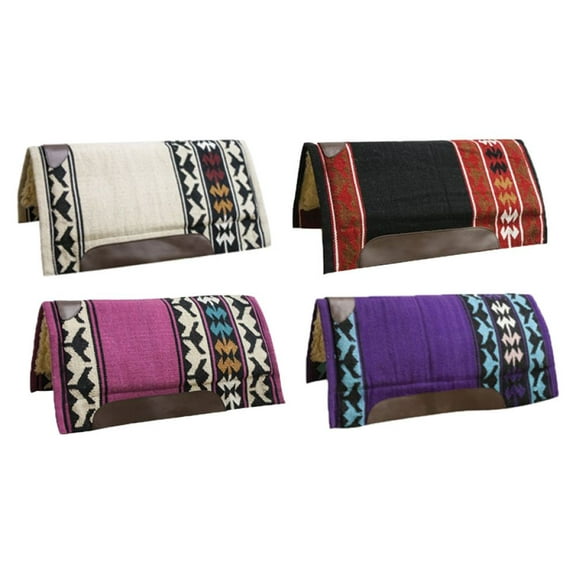 Showman 32" x 34" Economy Cutter Style Saddle Pad (Black)