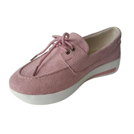 

Kids High Top Sneakers for Women Solid Shoes Platform Casual Ladies Wedge Color Fashion Womens Shoes Stylish
