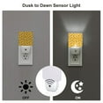 thumbnail image 3 of Pofeuu Cute Bee Butterfly Yelllow Print Night Lights Plug into Wall with Dusk-to-Dawn Light Sensor, LED Nightlight for Bathroom, Adult, Hallway-UK, 3 of 7