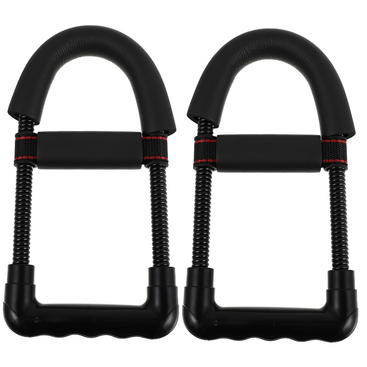 Mobutofu Forearm Strength Trainer Black for Wrist and Finger Power 2Pcs