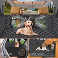 thumbnail image 3 of Large Back Seat Extender for Dogs, Hard Bottom Dog Car Seat Cover for Extended Cab Trucks, Waterproof Dog Hammock Pet Travel Bed Rear Seat Protector Holds 400lbs for Ford F-150 SuperCab, 3 of 10