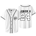 thumbnail image 2 of Junior H 24 Logo Baseball Jacket Sad Boyz Live And Broken Tour Merch Women Men Short Sleeve T-shirts, 2 of 6