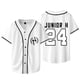 thumbnail image 2 of Junior H 24 Logo Chaqueta de béisbol Sad Boyz Live And Broken Tour Merch Mujeres Hombres Camisetas de manga corta,Style 4,M, 2 of 6