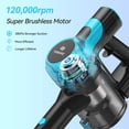 thumbnail image 2 of Homadio Cordless Vacuum Cleaner, 6 in 1 Vacuum Cleaners for Home, 28KPa Stick Vacuum with Anti-Tangle Brush, 45Mins Lightweight Wireless Vacuum Rechargeable for Floors Carpet Pet Hair, 2 of 11