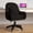 Black, variant on BTFYOU Height Adjustable Wheeled Computer Chair, Cute Mid Back Velvet Swivel Desk Chair, Multi-use Stylish Seating for Makeup Room and Home Office, White