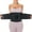 Black, variant on VENUZOR Waist Trainer for Women and Men Waist Cincher Trimmer Ab Belt with Triple Wrap