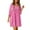 Hot Pink, variant on Dresses for Teens Womens Summer Dresses 2024 Boho Floral Drawstring V Neck Chiffon Sleeve Casual Beach Mini Dress Sundress Spring Casual Dress Women Beach Bohe Sundresses (Black,L)