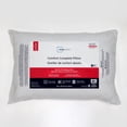 thumbnail image 1 of Mainstays Comfort Complete Standard Size Bed Pillow, White, Hypoallergenic Fill, Antimicrobial, 1 of 5