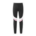 thumbnail image 3 of IEFIEL Kids Girls Athletic Sports Pants Contrast Color Pull on Dance Yoga Leggings Pink 8, 3 of 7